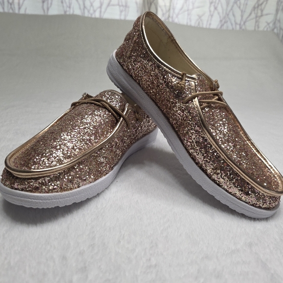 Corkys Shoes - Sparkling Gold Women's Shoes